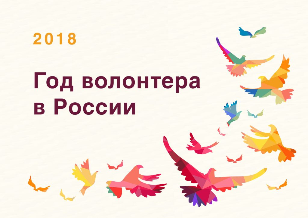 2018 год объявлен в Российской Федерации Годом добровольца (волонтера)
